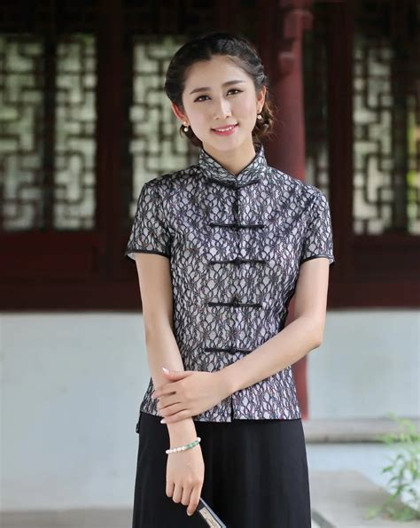 Shanghai Story Tradition Chinese Tops Cheongsam Top Traditional Chinese