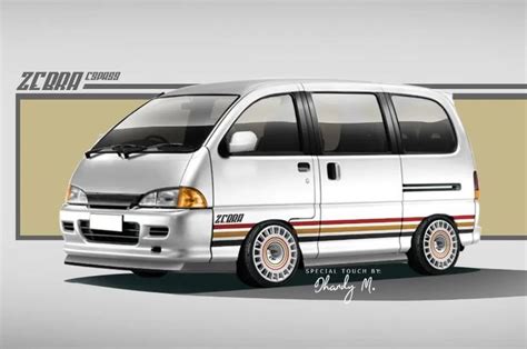 Daihatsu Zebra Espass Gayanya Retro Pasang Stiker Dan Pelek Aerodisc