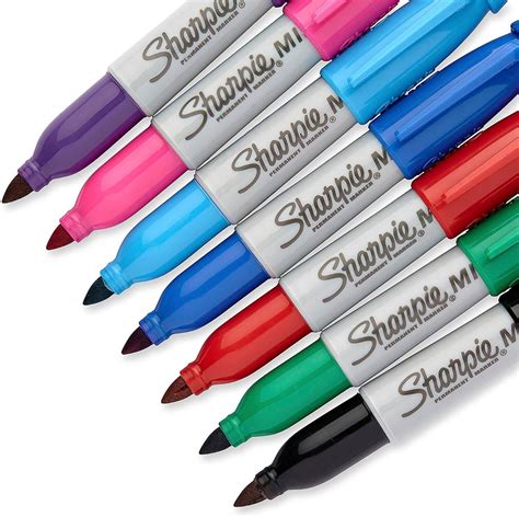 Sharpie Mini Permanent Markers Fine Point Assorted Colors 72 Count