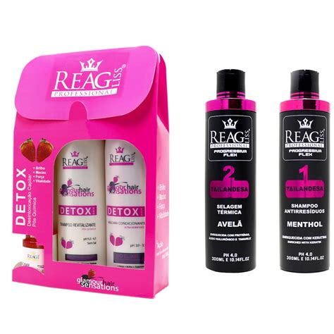 Kit Progressiva Sem Formol Kit Antiressecamento Reagliss Shopee Brasil