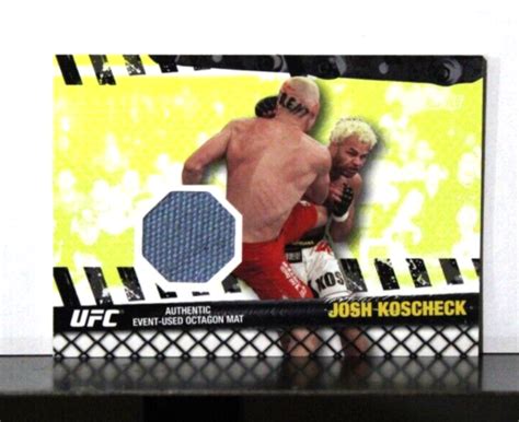 2010 Topps UFC Fight Mat Relics FM JK Josh Koscheck MMA Card EBay