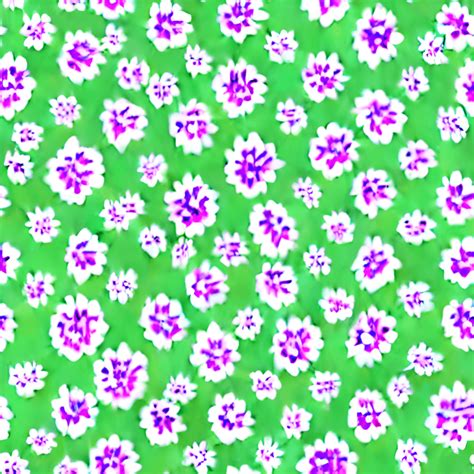 Patr N Floral Repetitivo Blanco Verde Y Morado Creative Fabrica