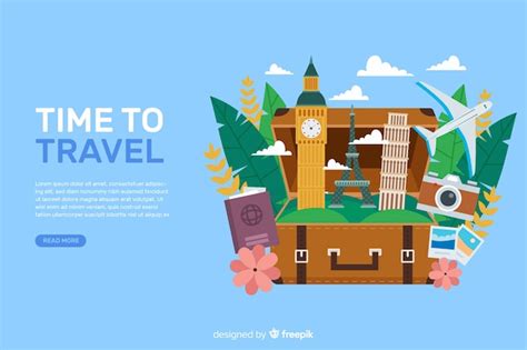 Free Vector | Travel banner pack