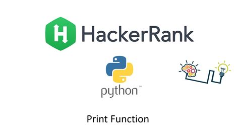 Arabic 6 Print Function Hackerrank Python Solutions YouTube