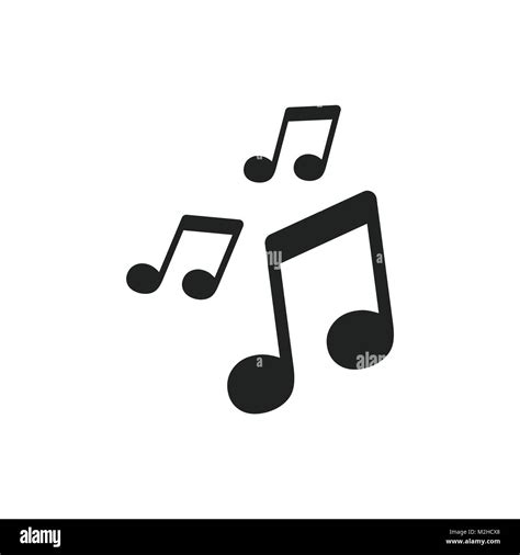 Vector Music Icon Sound Note Illustration Stock Vector Image Art Alamy