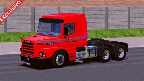 Skin Scania H Vermelha Na Granel Wtds Skins Skins Games Truck