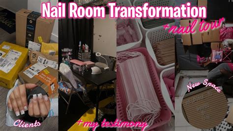 Nail Room Transformation Turning Basement Into Nail Room Nail Tech