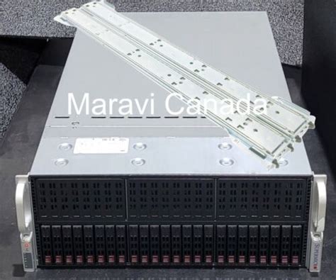 Supermicro SYS 4028GR TRT 4U 2x E5 2697 V4 128GB RAM 24 Bay GPU Server