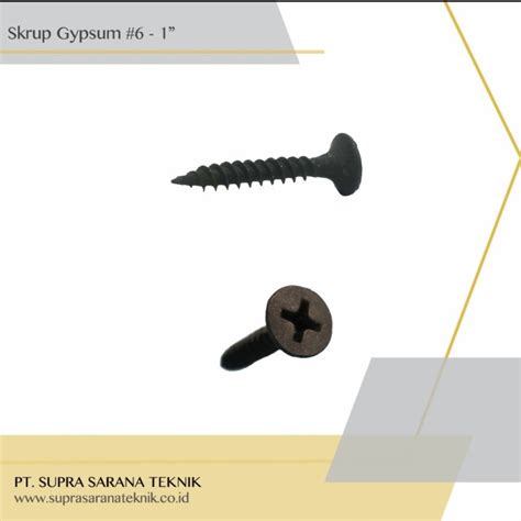 Jual Baut Gypsum X Inch Cm Sekrup Gipsum Drywall Screw Ecer Satu