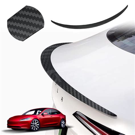 Matt Carbon Fiber Style Spoiler For Tesla Model Highland