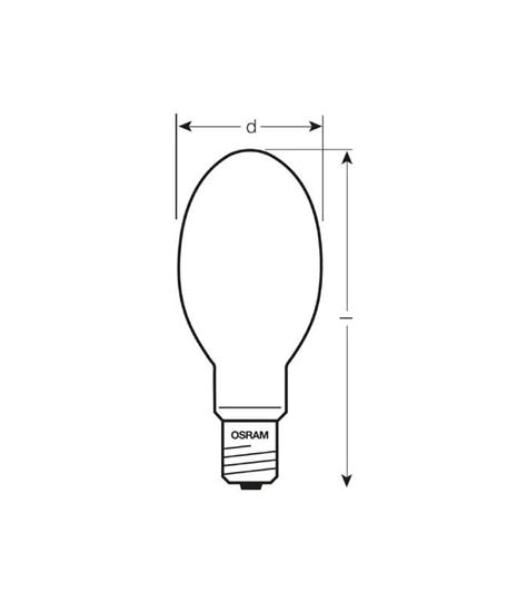 Lampe à sodium NAV E 150W Super 4Y E40 Eclairage haute performance