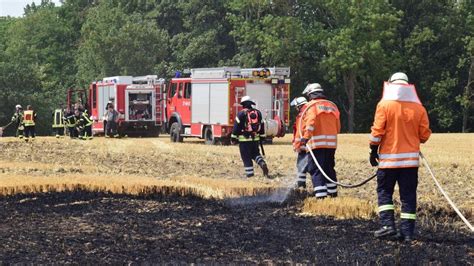 Böschungsbrand nahe Schöppenstedt dehnt sich aus zu Waldbrand