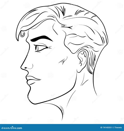 Share more than 82 man face sketch outline super hot - seven.edu.vn