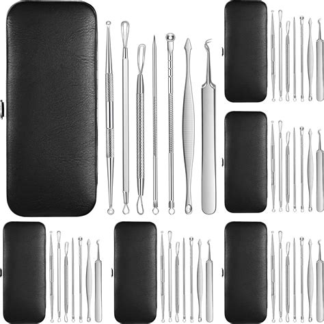 6 Set Blackhead Remover Pimple Popper Tool Kit Blackhead