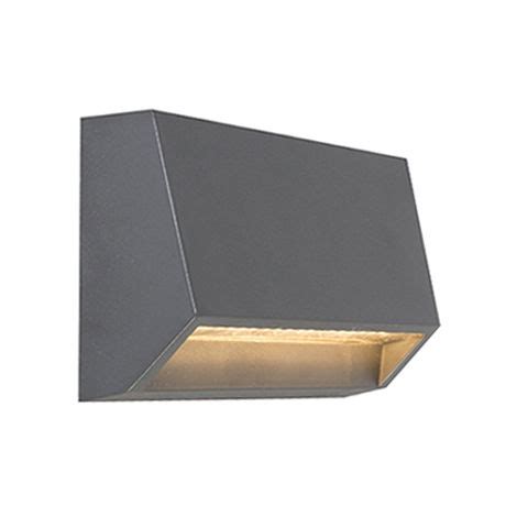 Modern Outdoor Wall Lamp Dark Gray Incl Led Ip Sandstone