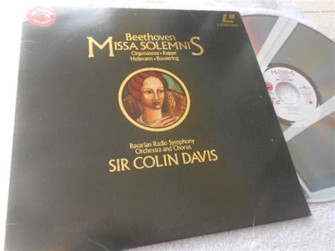 Beethoven Missa Solemnis Colin Davis Orch Chorus Laserdisc