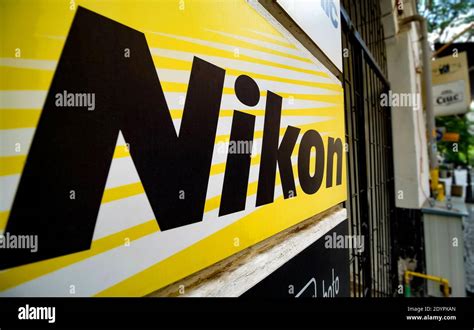 Nikon logo hi-res stock photography and images - Alamy