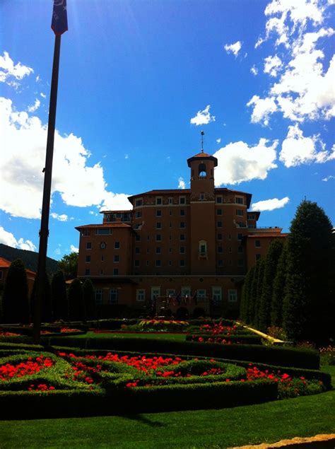 Hanging out at the Broadmoor Hotel