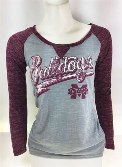 Mississippi State Bulldogs- Ladies Long Sleeve Tee (#43743 / 12 Pack ...