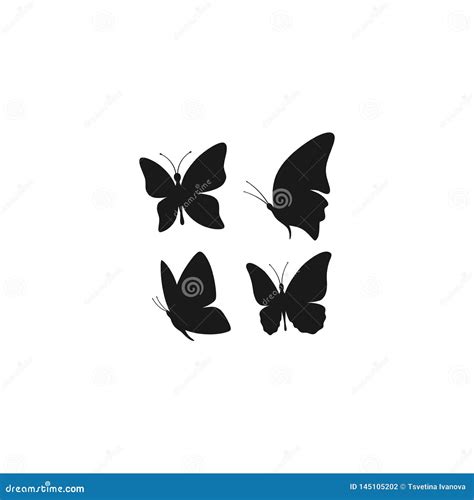 Butterfly Black Skull. Vector Illustration | CartoonDealer.com #25575179