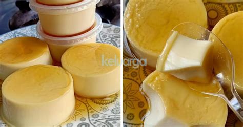 Resipi Puding Karamel Tanpa Telur Yang Mudah Tak Perlu Kukus Cukup