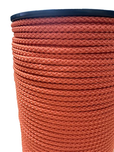 Timko Ltd Mm Orange Braided Polypropylene Rope X M Braided