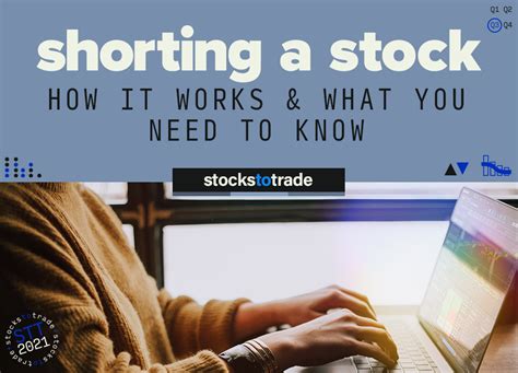 Shorting A Stock How It Works And What You Need To Know