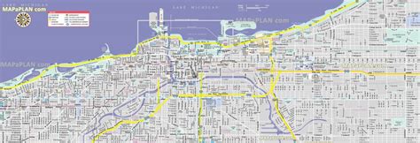 Printable Walking Map Of Downtown Chicago Free Printable Maps