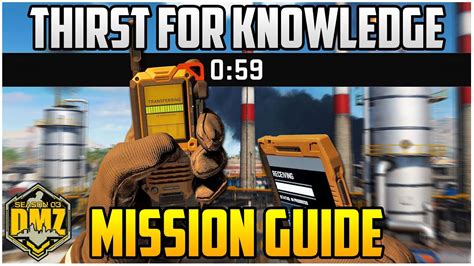 Thirst For Knowledge Season 2 Mission Guide For Season 3 Warzone 2 0