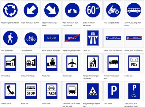 Makna Warna Rambu Penunjuk Jalan Yang Perlu Diketahui