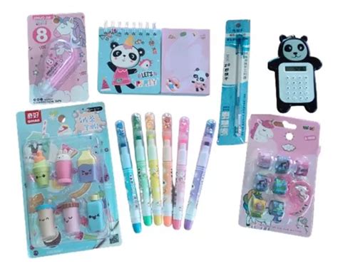 Útiles Escolares Kawaii Papelería Oficina Escuela Igual Foto MercadoLibre