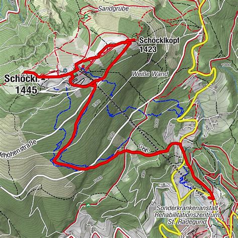 Schöckl Zwei Gipfel BERGFEX Wanderung Tour Steiermark