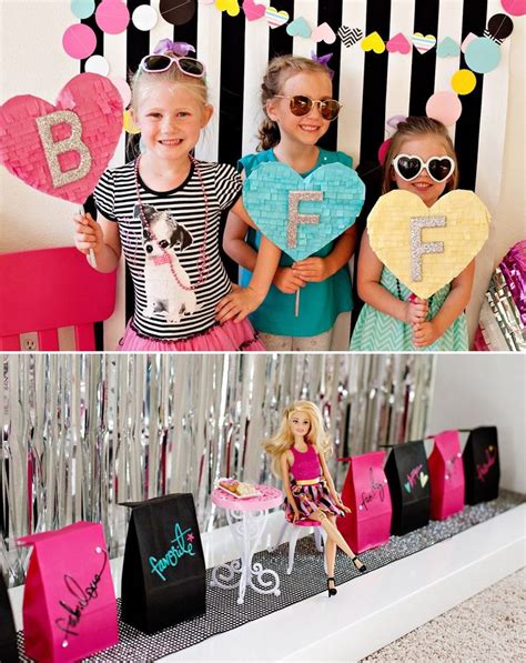 Colorful And Modern Barbie Birthday Party Ideas Hostess With The