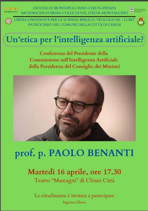 Chiusi Il La Lectio Magistralis Di P Paolo Benanti Su Unetica