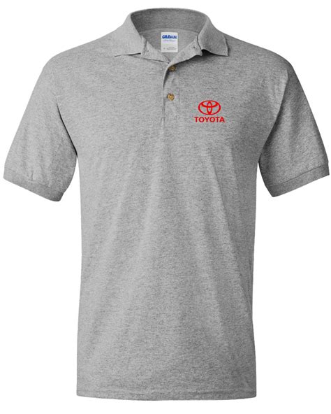 TOYOTA Shirt TOYOTA Uniform Polo Toyota Tee Toyota Red Logo - Etsy