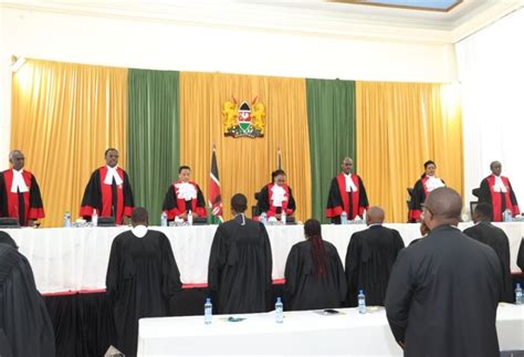 The Judiciary Kenya On Twitter Supreme Court Judges Arrive For The