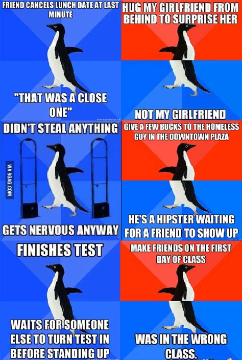 Some Great Socially Awkward Penguin Memes Gag