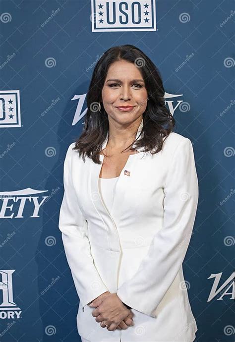 Tulsi Gabbard At The Variety 3rd Annual Salute Event Editorial Stock