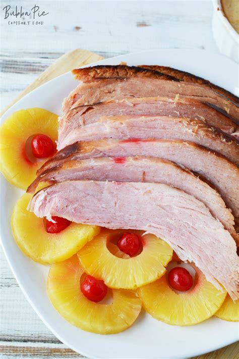 Slow Cooker Ham With Pineapple - BubbaPie