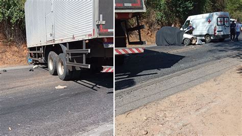 A Gazeta Tr S Pessoas Morrem Em Acidente Entre Caminh O E Carro De