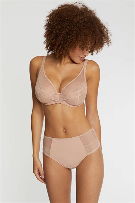 Nude High Waisted Tanga Brief Nudite Maison Lejaby