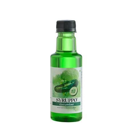 Syruppo Cucumber Mocktail Syrup Packaging Type Bottles Packaging