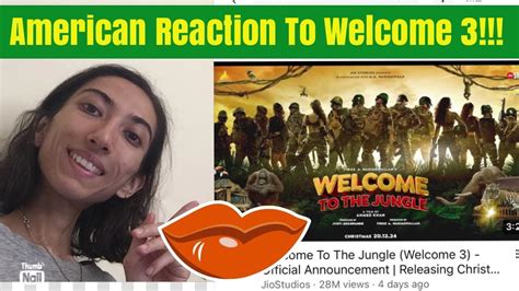 American Reaction To Welcome To The Jungle Announcement Akshay Kumar