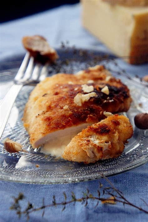 ESCALOPE PANÉE au PARMESAN et NOISETTES façon CORDON BLEU de LUXE Le