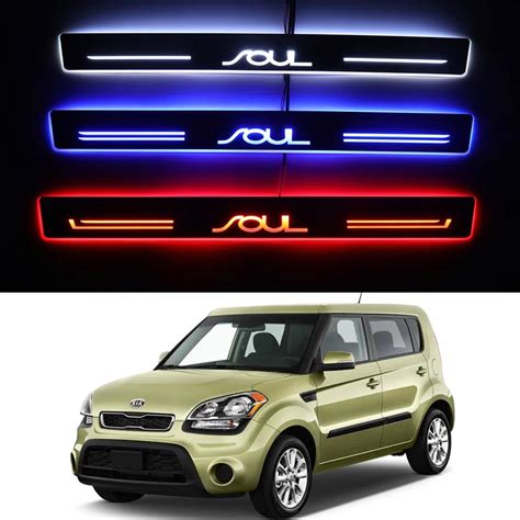 Kia Door Sill Applique Kia Soul Illuminated Scuff Plates