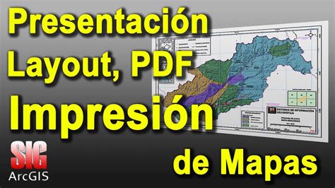 Presentacion Layout Pdf E Impresion De Mapas En Arcgis