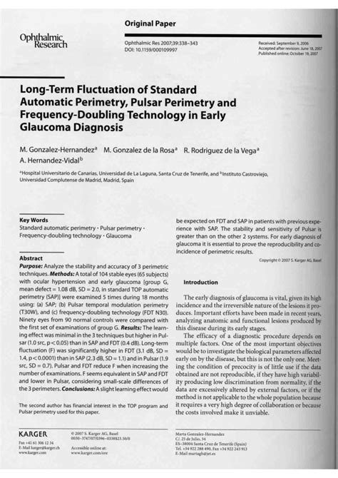 (PDF) Long-Term Fluctuation of Standard Automatic Perimetry, Pulsar ...