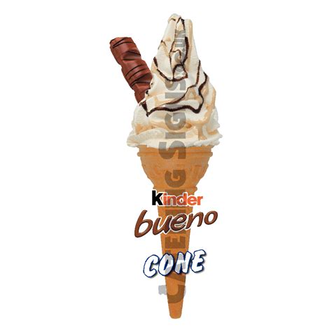 Kinder Bueno Single Cone Catering Signs UK