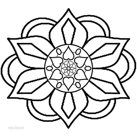 Rangoli Pattern Colouring Pages Printable Colouring Pages