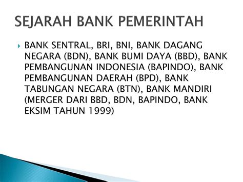 Ppt Asal Usul Dan Jenis Jenis Bank Powerpoint Presentation Free